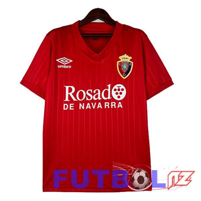 Camisetas De Futbol CA Osasuna Retro Primera Rojo 1987-1988