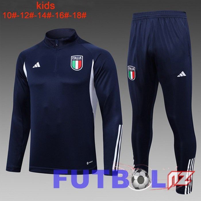 Chandal Equipos De Futbol Italia Ninos Azul Real 2023/2024