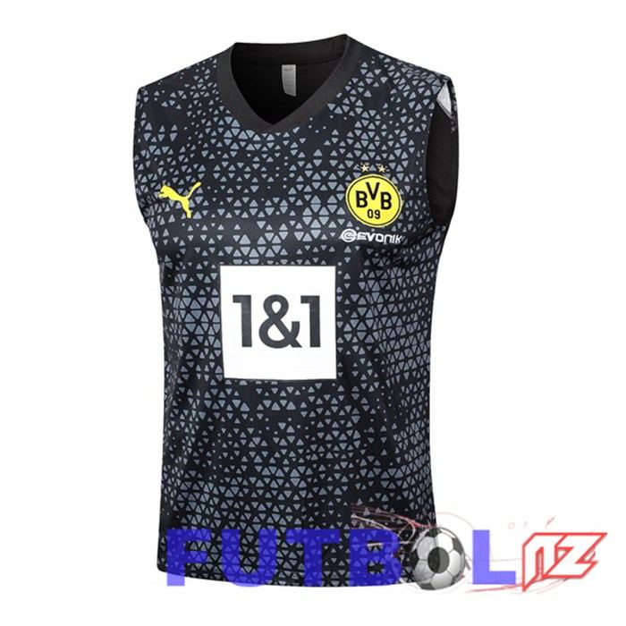 Chaleco De Futbol Dortmund BVB Negro 2023/2024