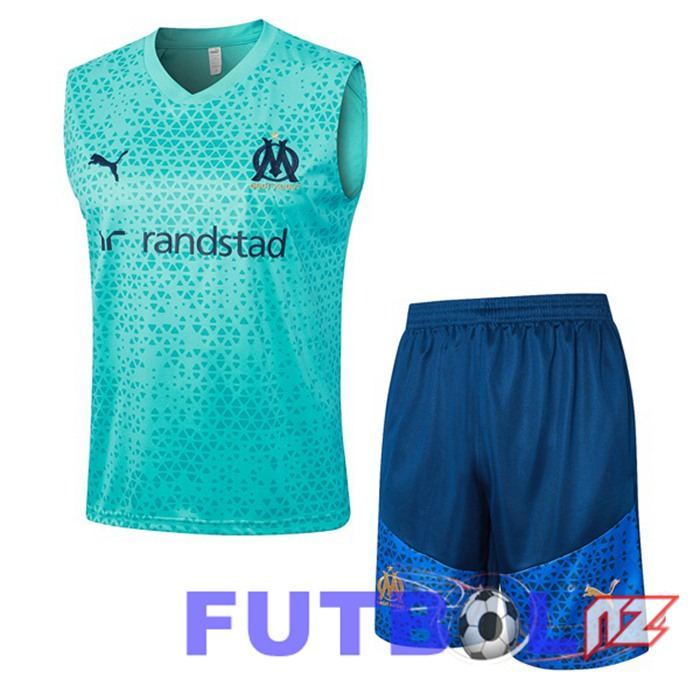 Chaleco De Futbol Marsella OM + Cortos Azul 2023/2024