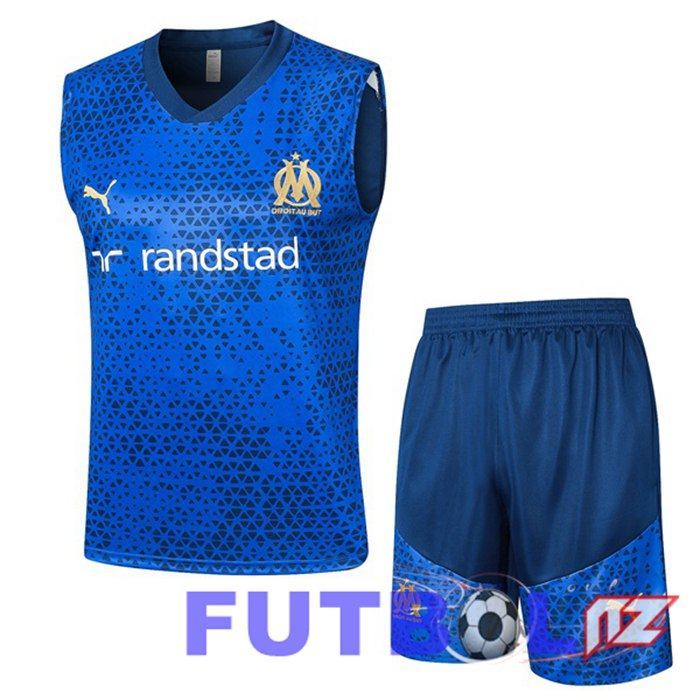 Chaleco De Futbol Marsella OM + Cortos Azul 2023/2024