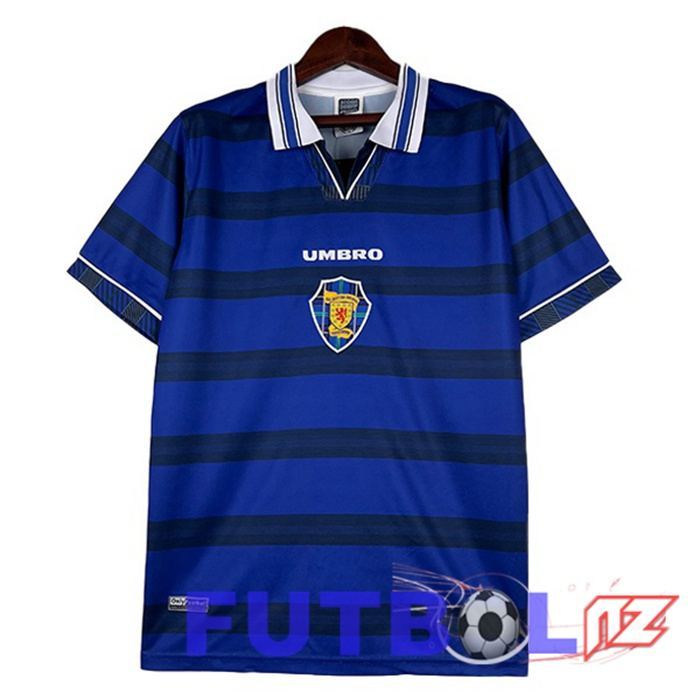 Camisetas De Futbol Escocia Retro Primera Azul 1998
