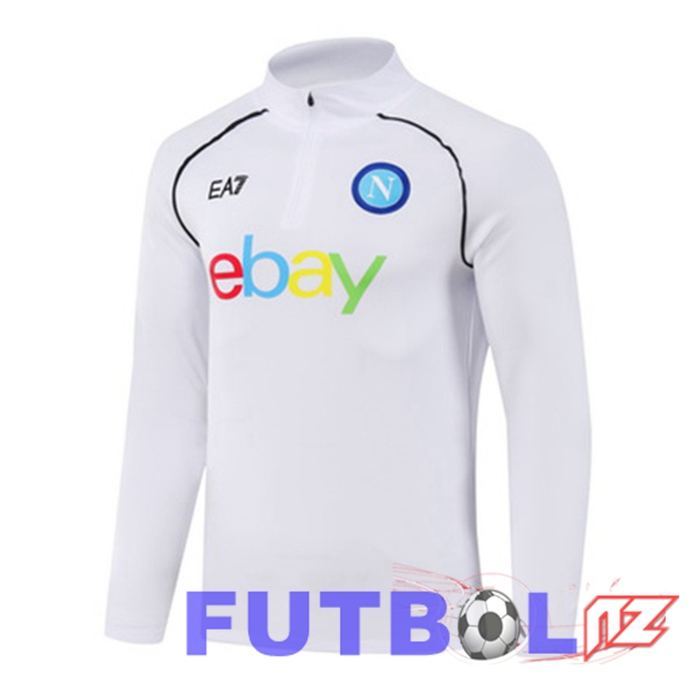 Sudadera De Entrenamiento SSC Napoli Blanco 2023/2024