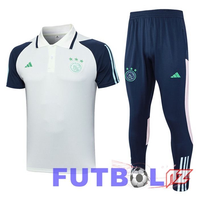 Camiseta Polo AFC Ajax + Pantalones Verde 2023/2024