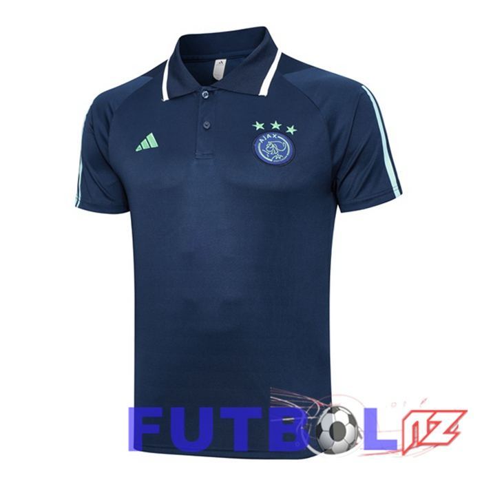 Camiseta Polo AFC Ajax Azul Real 2023/2024