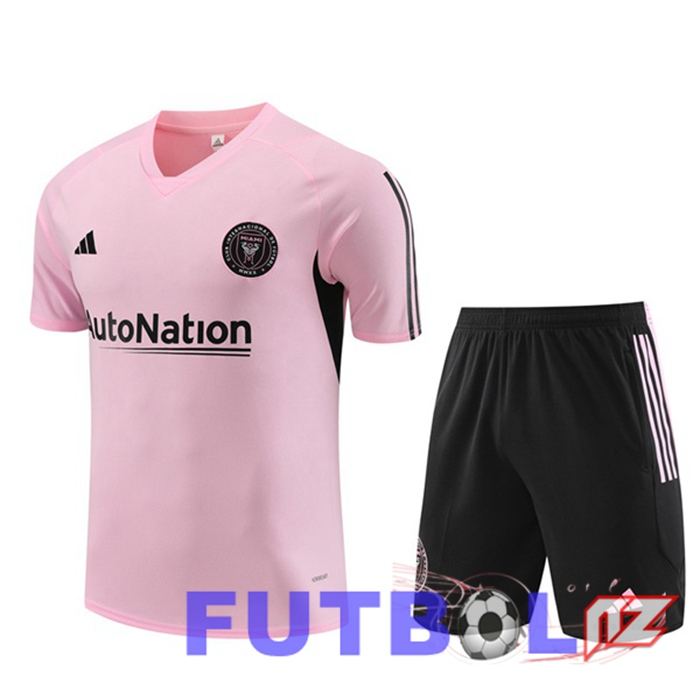 Camiseta Entrenamiento Inter Miami CF + Cortos Rosado 2023/2024