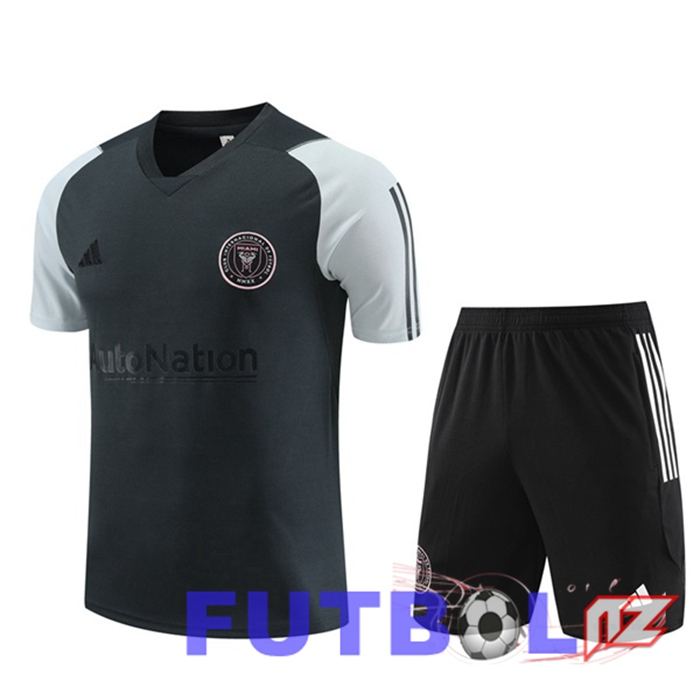 Camiseta Entrenamiento Inter Miami CF + Cortos Gris 2023/2024