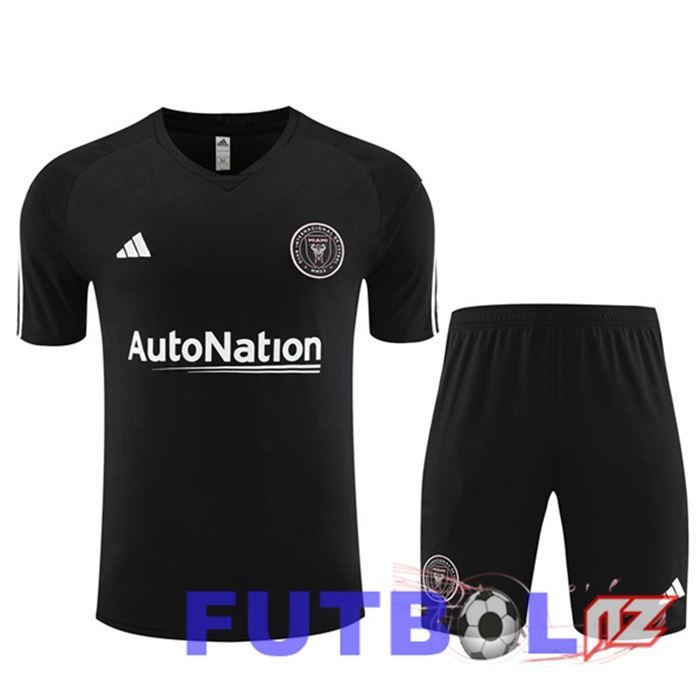 Camiseta Entrenamiento Inter Miami CF + Cortos Negro 2023/2024