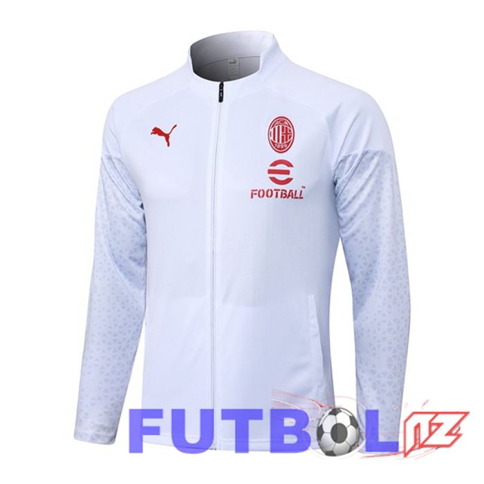 Chaquetas Futbol AC Milan Blanco 2023/2024