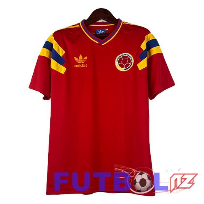 Camisetas De Futbol Colombia Retro Segunda Rojo 1990