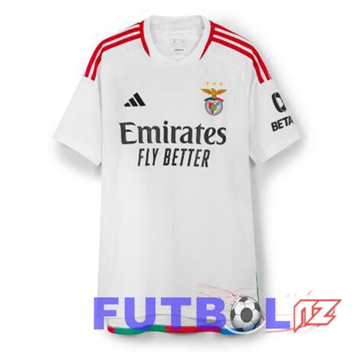 Camisetas De Futbol S.L Benfica Tercera Blanco 2023/2024