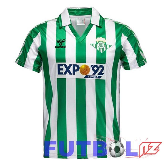 Camisetas De Futbol Real Betis Retro Primera Verde 1988-1989