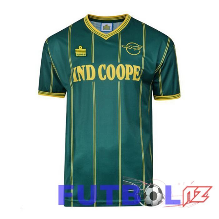 Camisetas De Futbol Leicester City Retro Segunda Verde 1984