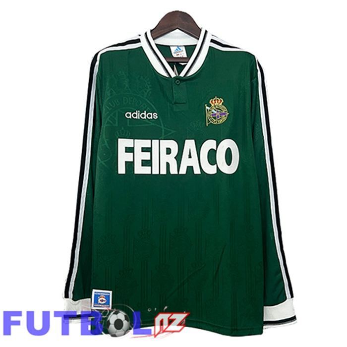 Camisetas De Futbol Deportivo La Coruna Retro Manga Larga 1999/2000