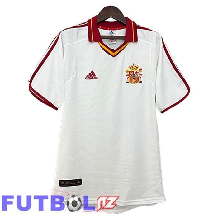 Camisetas De Futbol España Retro Segunda 2000