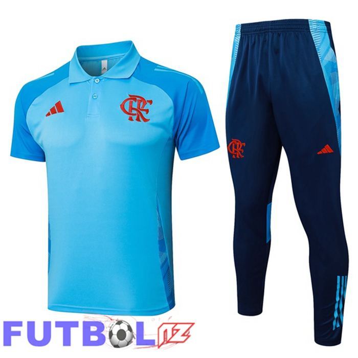 Camiseta Polo Flamengo + Pantalones Azul 2025/2026