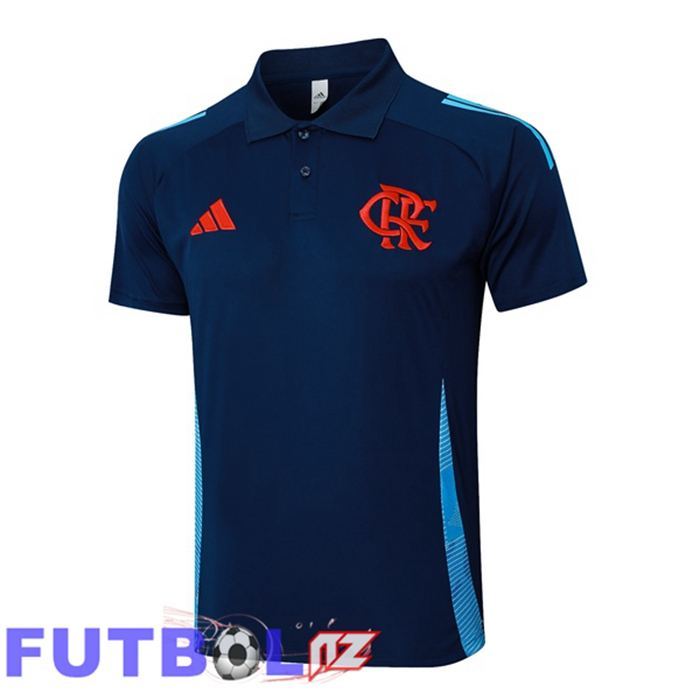 Camiseta Polo Flamengo Azul Real 2025/2026