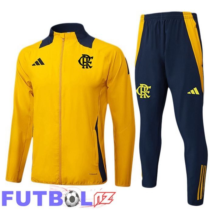 Chandal Equipos De Futbol - Chaqueta Flamengo Amarillo 2025/2026