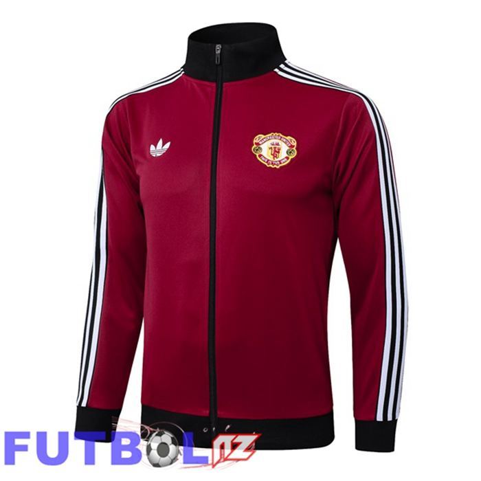 Chaquetas Futbol Manchester United Rojo 2025/2026