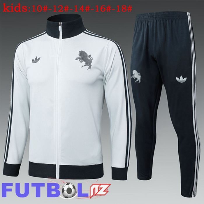 Chandal Equipos De Futbol - Chaqueta Juventus Ninos Gris 2025/2026