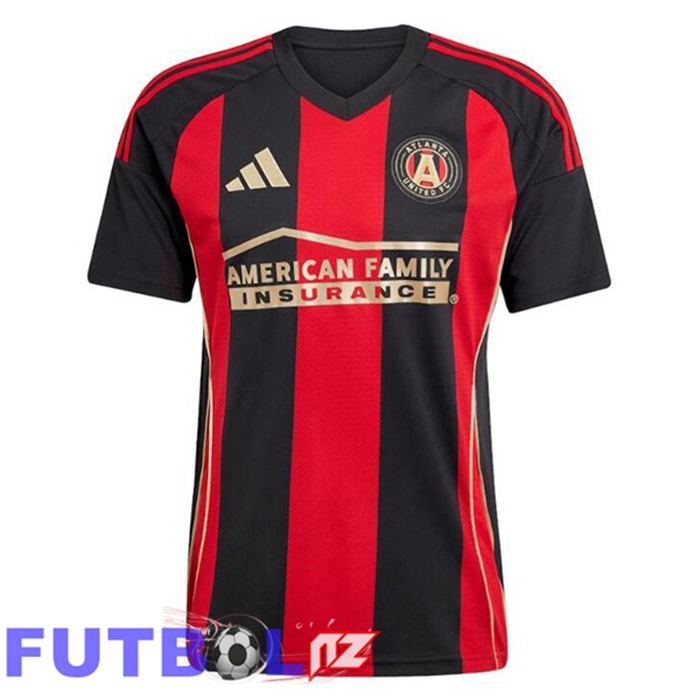 Camisetas De Futbol Atlanta United Primera Rojo Negro 2025/2026 Camisetas De Futbol Atlanta United Primera Rojo Negro 2025/2026