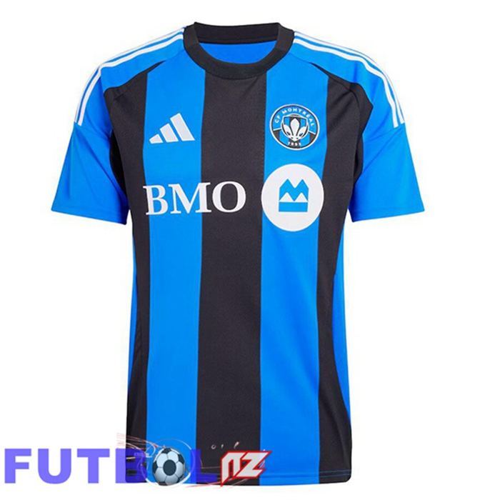 Camisetas De Futbol CF Montréal Primera Azul Negro 2025/2026 Camisetas De Futbol CF Montréal Primera Azul Negro 2025/2026
