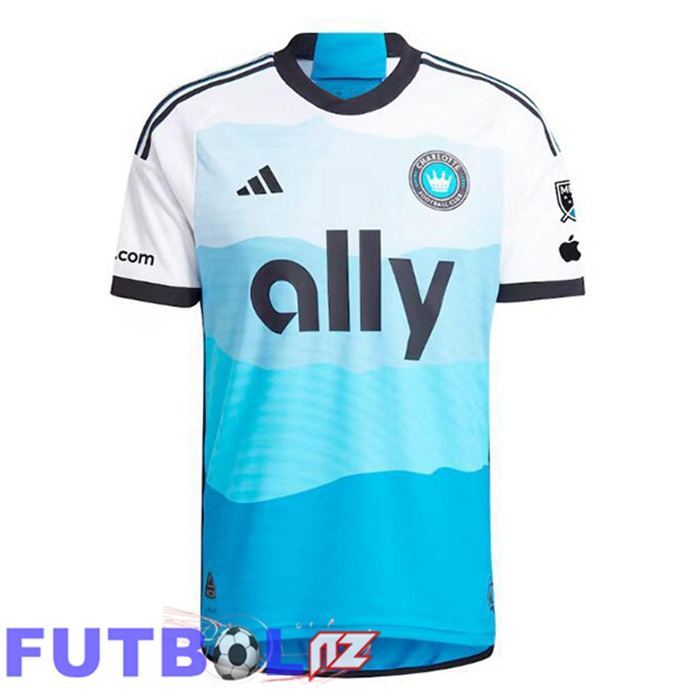 Camisetas De Futbol Charlotte FC Primera Azul Blanco 2025/2026
