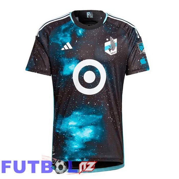 Camisetas De Futbol Minnesota United Primera Negro Azul 2025/2026