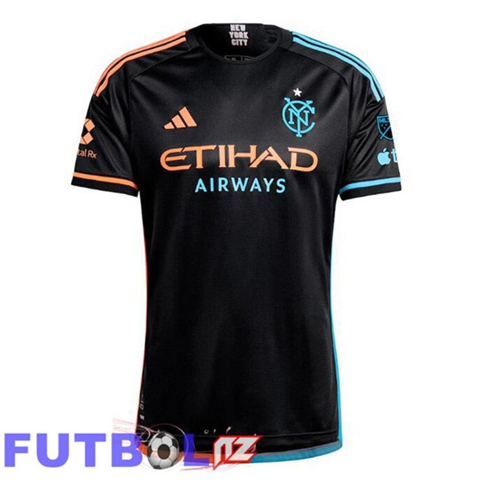 Camisetas De Futbol New York City Segunda Negro 2025/2026