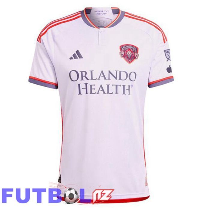 Camisetas De Futbol Orlando City SC Segunda Blanco 2025/2026