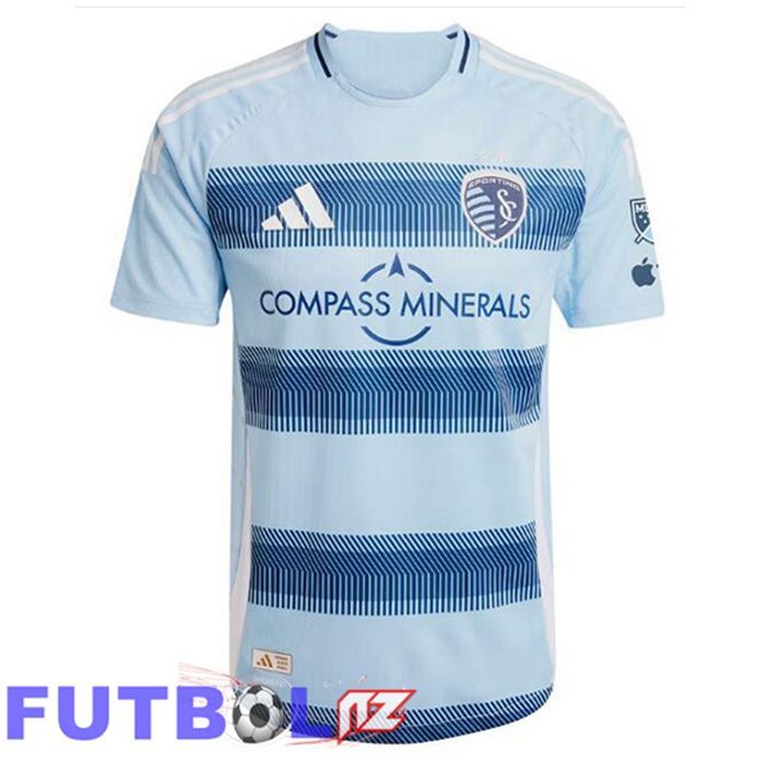 Camisetas De Futbol Sporting Kansas Primera Azul 2025/2026