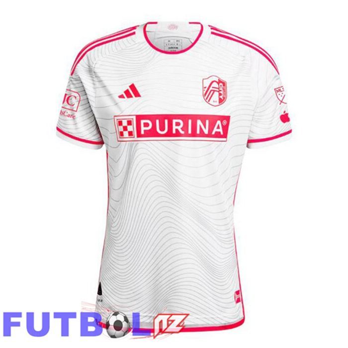 Camisetas De Futbol St.Louis City FC Segunda Blanco 2025/2026 Camisetas De Futbol St.Louis City FC Segunda Blanco 2025/2026