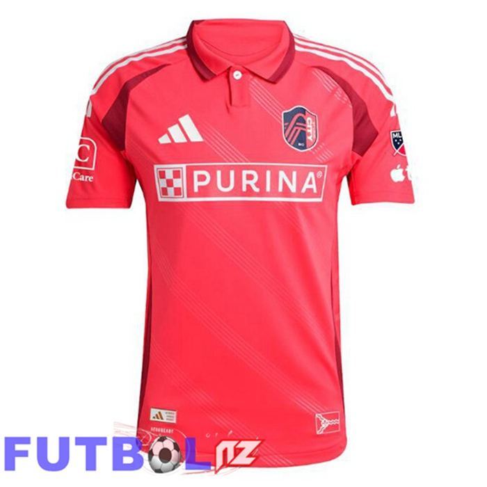 Camisetas De Futbol St.Louis City FC Primera Rojo 2025/2026 Camisetas De Futbol St.Louis City FC Primera Rojo 2025/2026