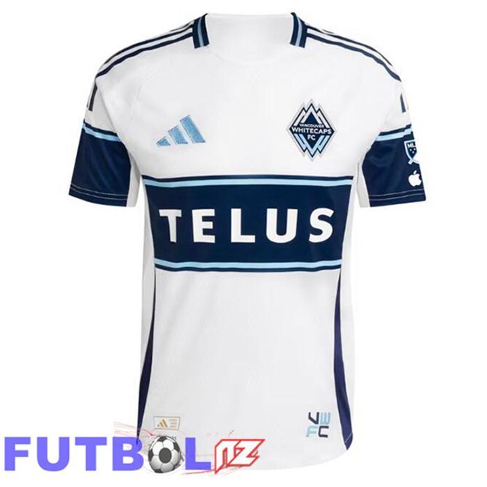 Camisetas De Futbol Vancouver Whitecaps Primera Blanco 2025/2026 Camisetas De Futbol Vancouver Whitecaps Primera Blanco 2025/2026
