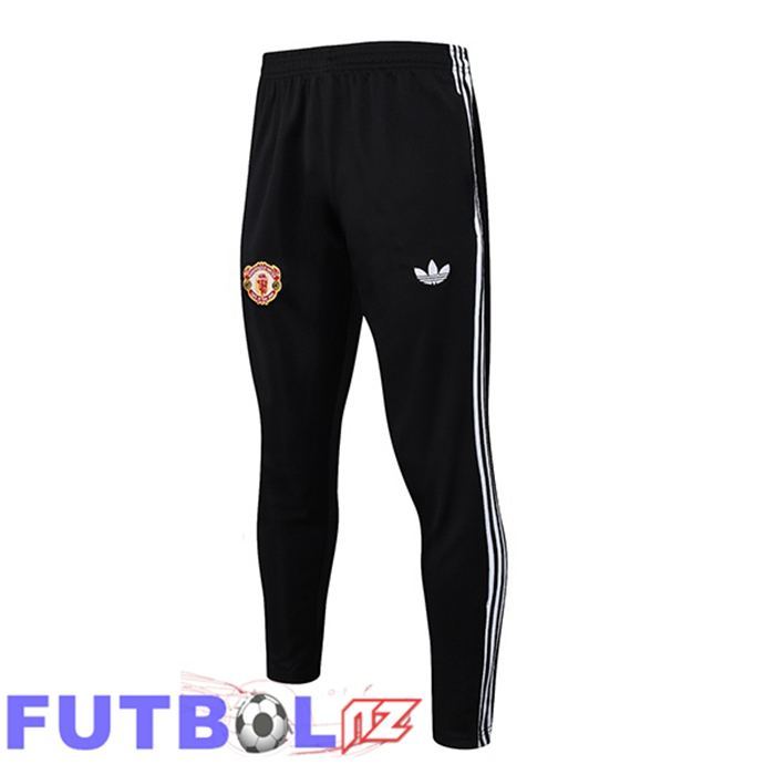 Pantalon Entrenamiento Manchester United Negro 2025/2026