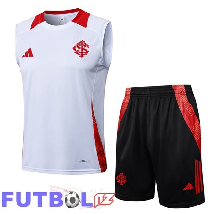 Chalecos De Futbol SC Internacional + Cortos Blanco 2025/2026