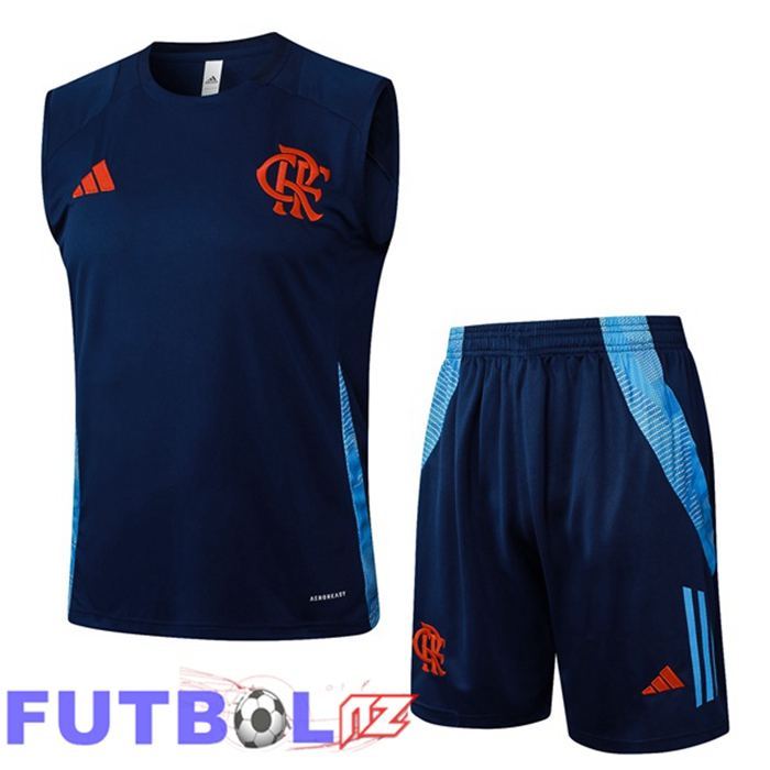 Chalecos De Futbol Flamengo + Cortos Azul Real 2025/2026