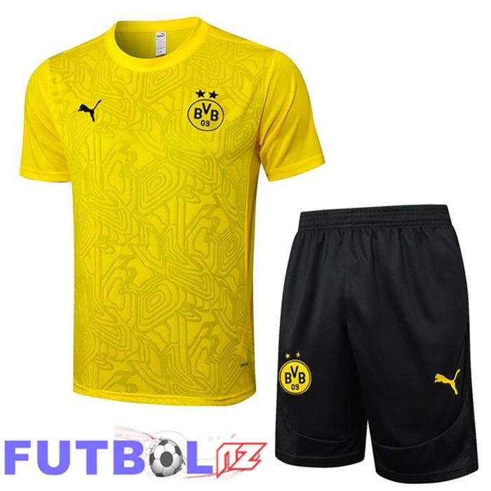 Camiseta Entrenamiento Dortmund BVB + Cortos Amarillo 2025/2026