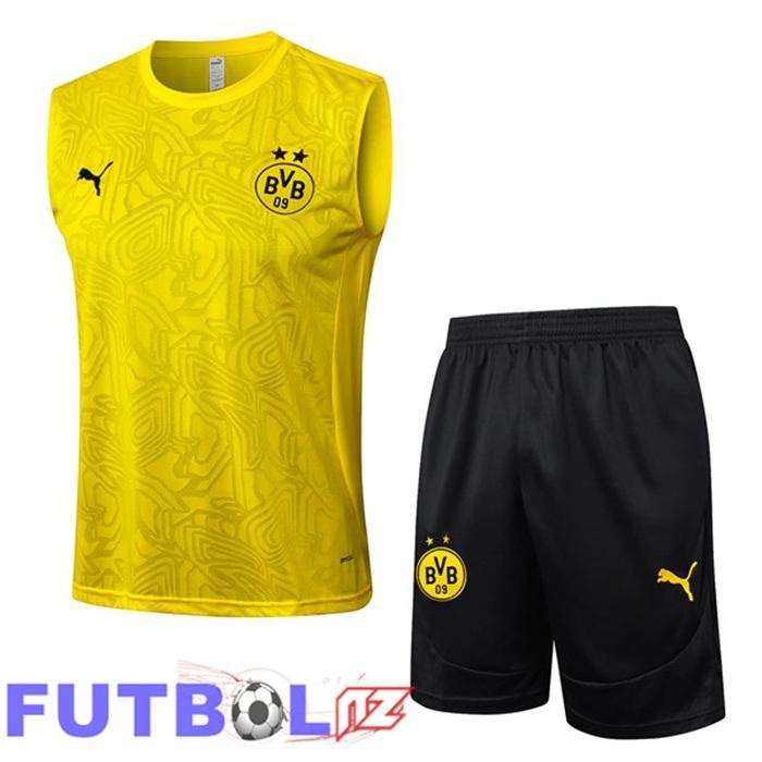 Chalecos De Futbol Dortmund BVB + Cortos Amarillo 2025/2026