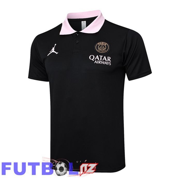 Camiseta Polo Jordan Paris PSG Negro 2025/2026