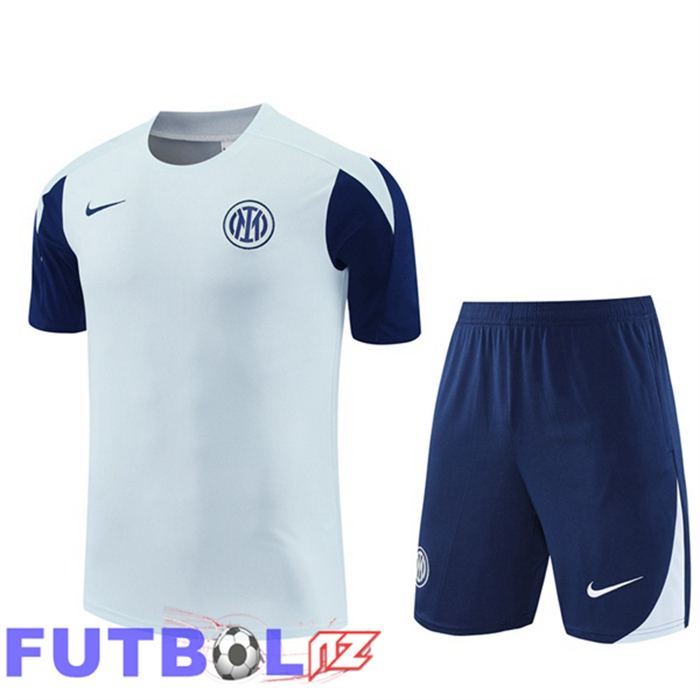 Camiseta Entrenamiento Inter Milan + Cortos Azul 2025/2026