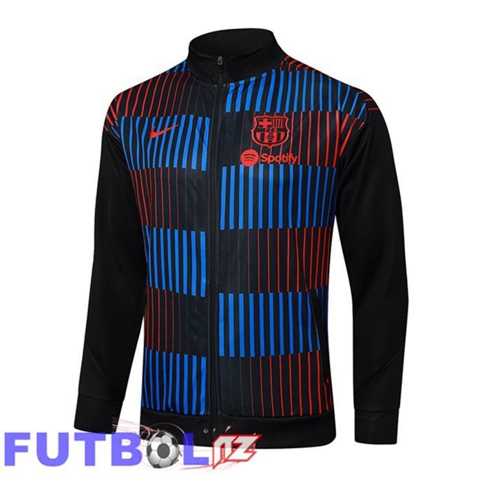 Chaquetas Futbol FC Barcelona Azul Negro Rojo 2025/2026