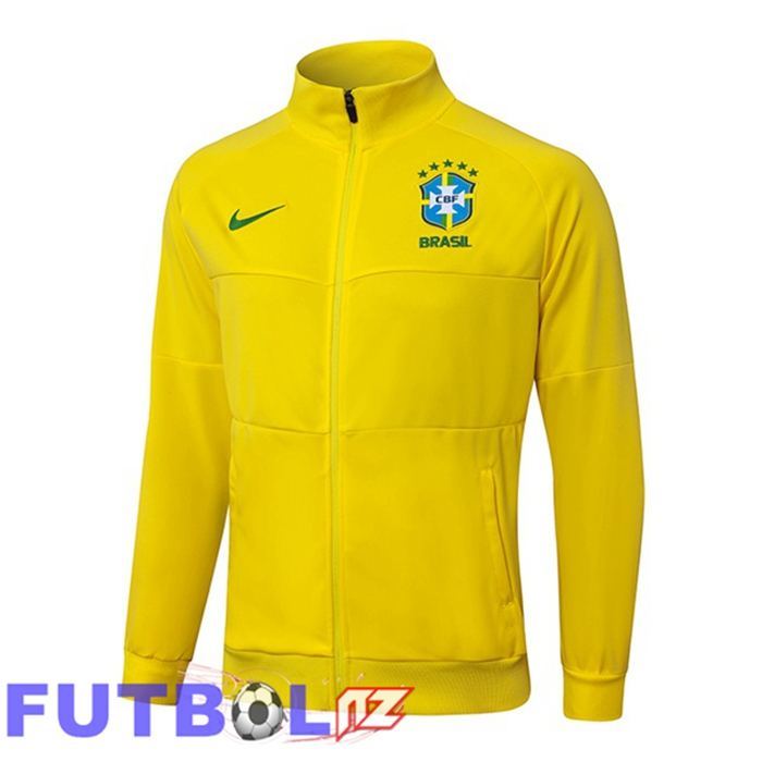 Chaquetas Futbol Brasil Amarillo 2025/2026