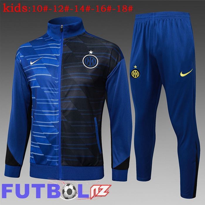 Chandal Equipos De Futbol - Chaqueta Inter Milan Ninos Azul Real 2025/2026