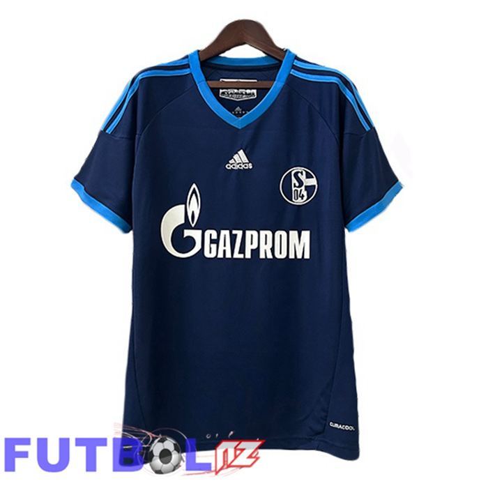 Camisetas De Futbol Schalke 04 Retro Segunda Azul 2010-2011