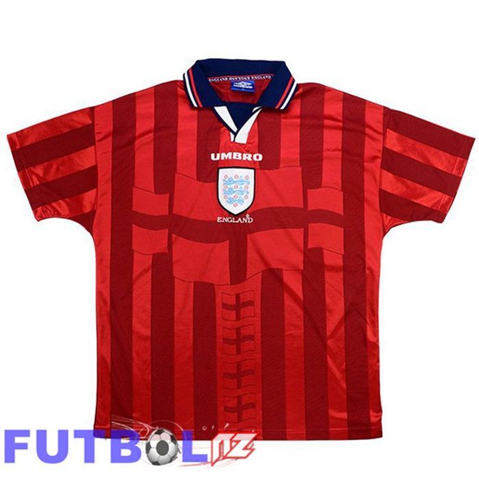 Camisetas De Futbol Inglaterra Retro Segunda Rojo 1998