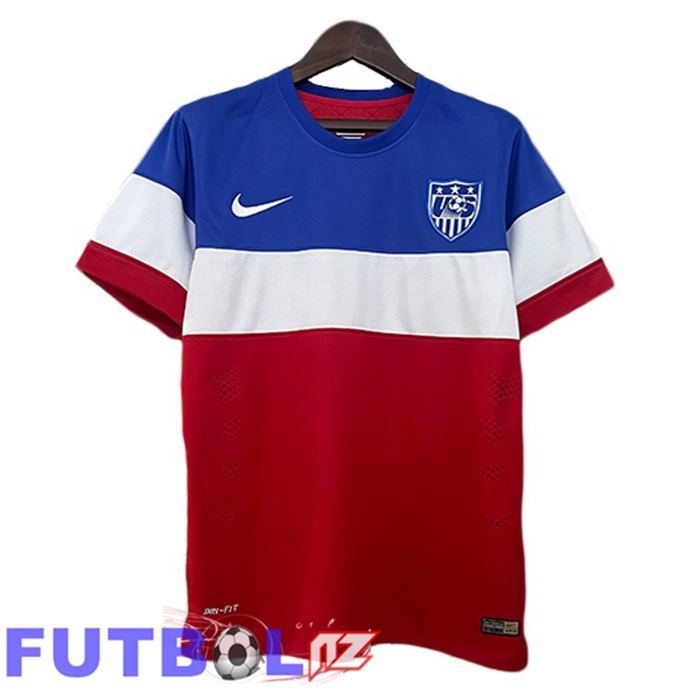 Camisetas De Futbol États-Unis Retro Segunda Rojo Azul 2004