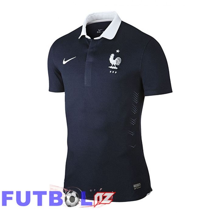 Camisetas De Futbol Francia Retro Primera Azul Real 2014