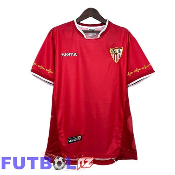 Camisetas De Futbol Sevilla FC Retro Segunda Rojo 2003-2004