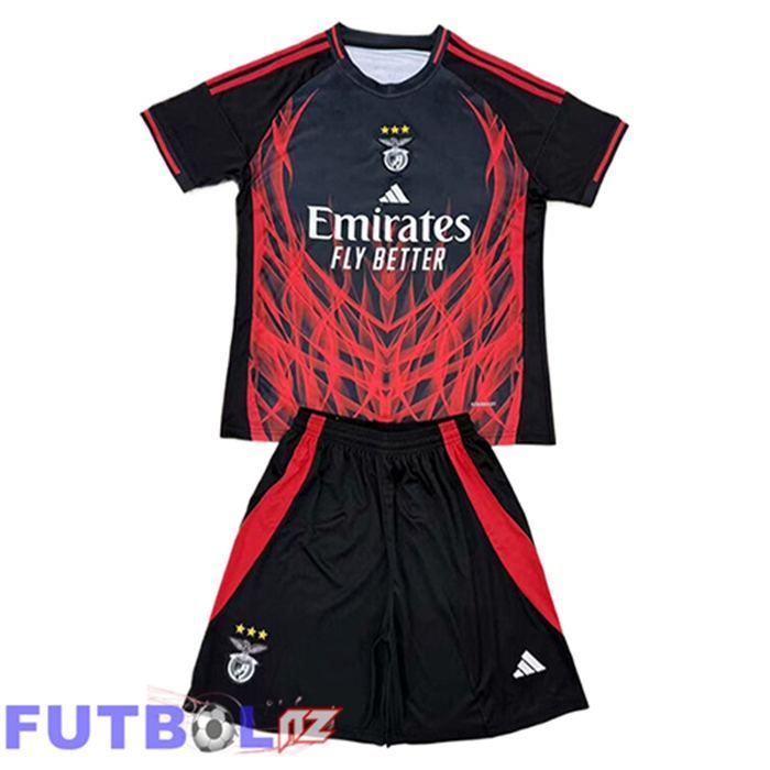 Camisetas De Futbol Benfica Ninos Edición Especial Negro/Rojo 2025/2026